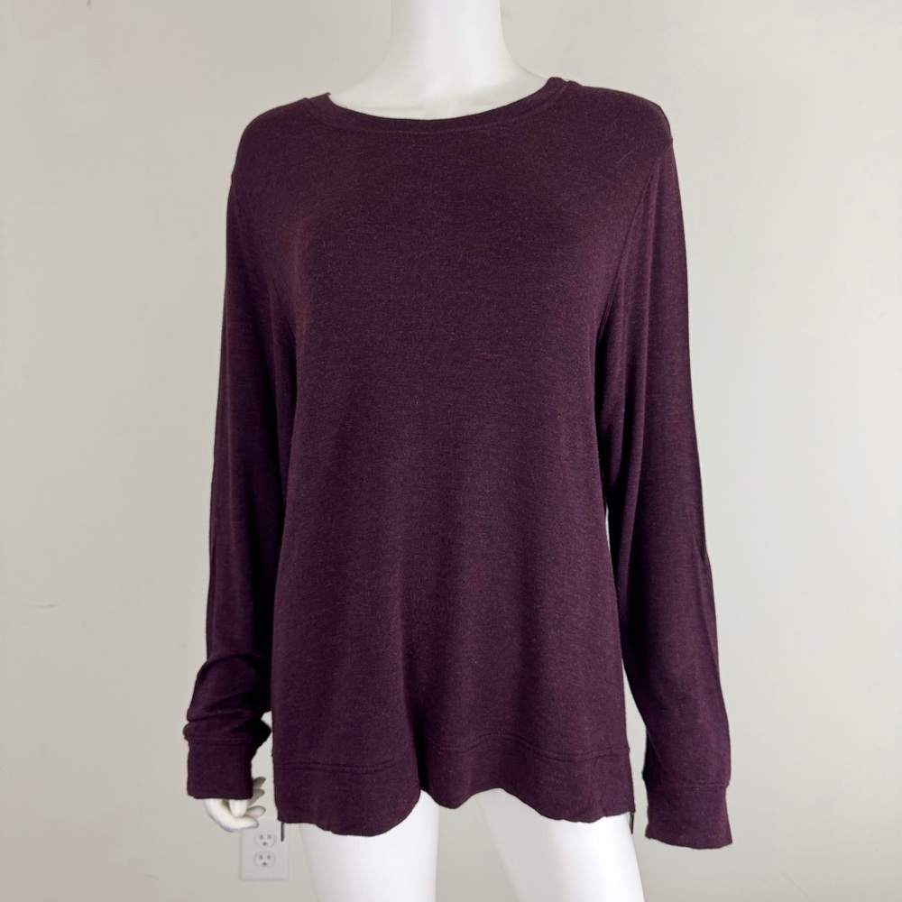Matty M Rich Plum Long Sleeve Tee